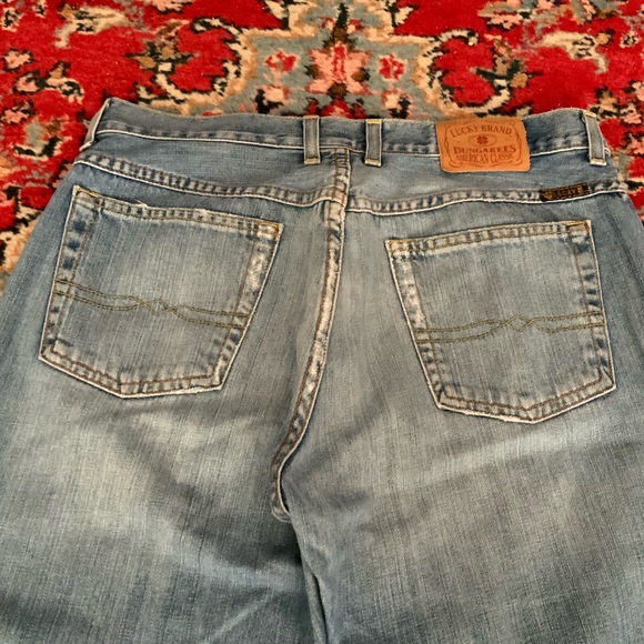 Lucky Brand EASY RIDER Button Fly Womens Distressed Jeans 30/30 - Picture 5 of 13